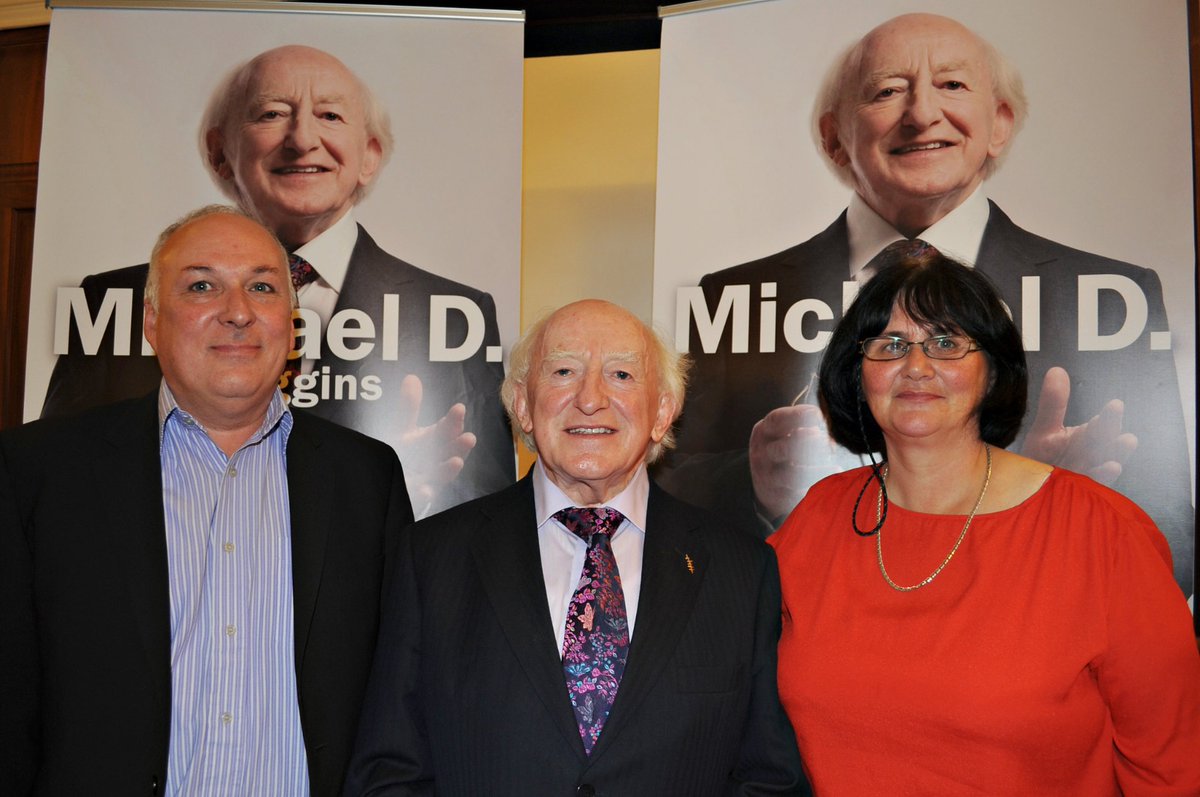 Blast from the past myself and my sister then Cllr Gerry Ashe with President Higgins at his campaign launch!!!!