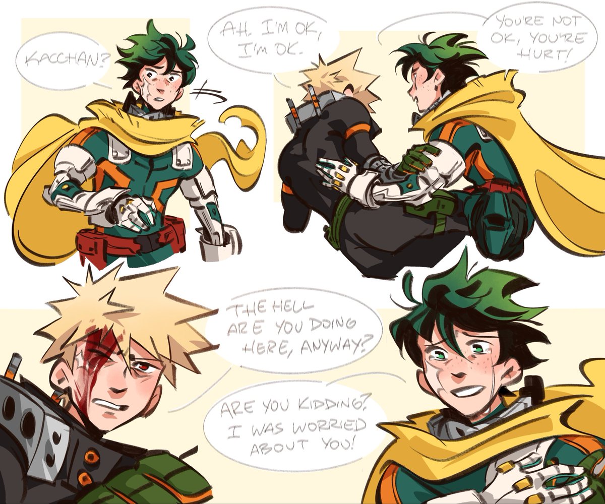 Distress signal #MHA #bkdk