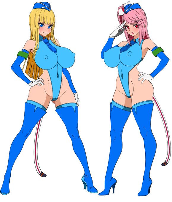 すけべポリスキャットコスの鏡華ちゃんとアカネさまの進捗

とりあえずベタ塗りまで。 