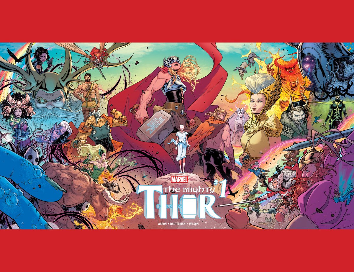SenpaiDam's tweet image. Thor Omnibus Vol 1 by Jason Aaron, Russell Dauterman &amp;amp; Esad Ribić✅:

PEAK FICTION right here. Thor &amp;amp; Mighty Thor are easily in my Top 10. The story arcs were engaging &amp;amp; managed to expand the lore, the art was crazy. Excited to read Vol 2 soon 

#Thor #Marvel #MightyThor