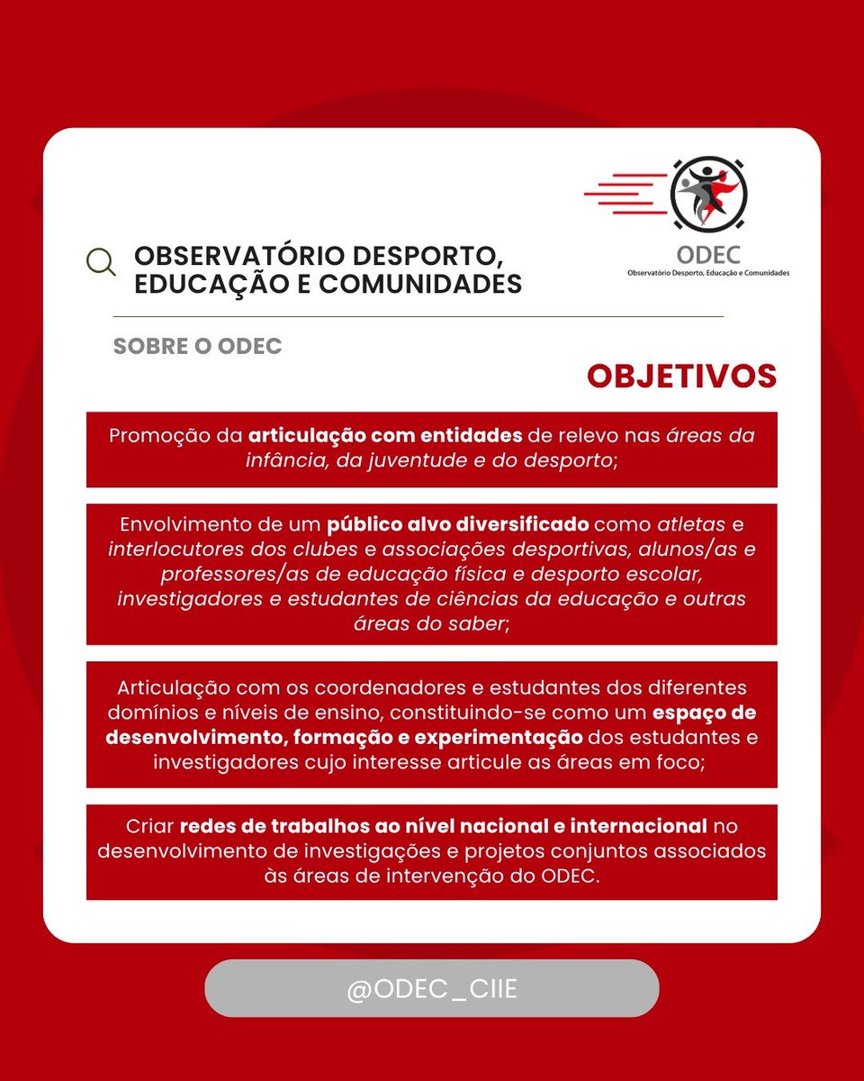 [PT]🔍 À DESCOBERTA DO ODEC! 📣

------------------------------------

[ENG] 🔍 DISCOVER ODEC! 📣

<a href="/fpceup/">FPCEUP</a> @ciie_fpceup

#ODEC #CIIE