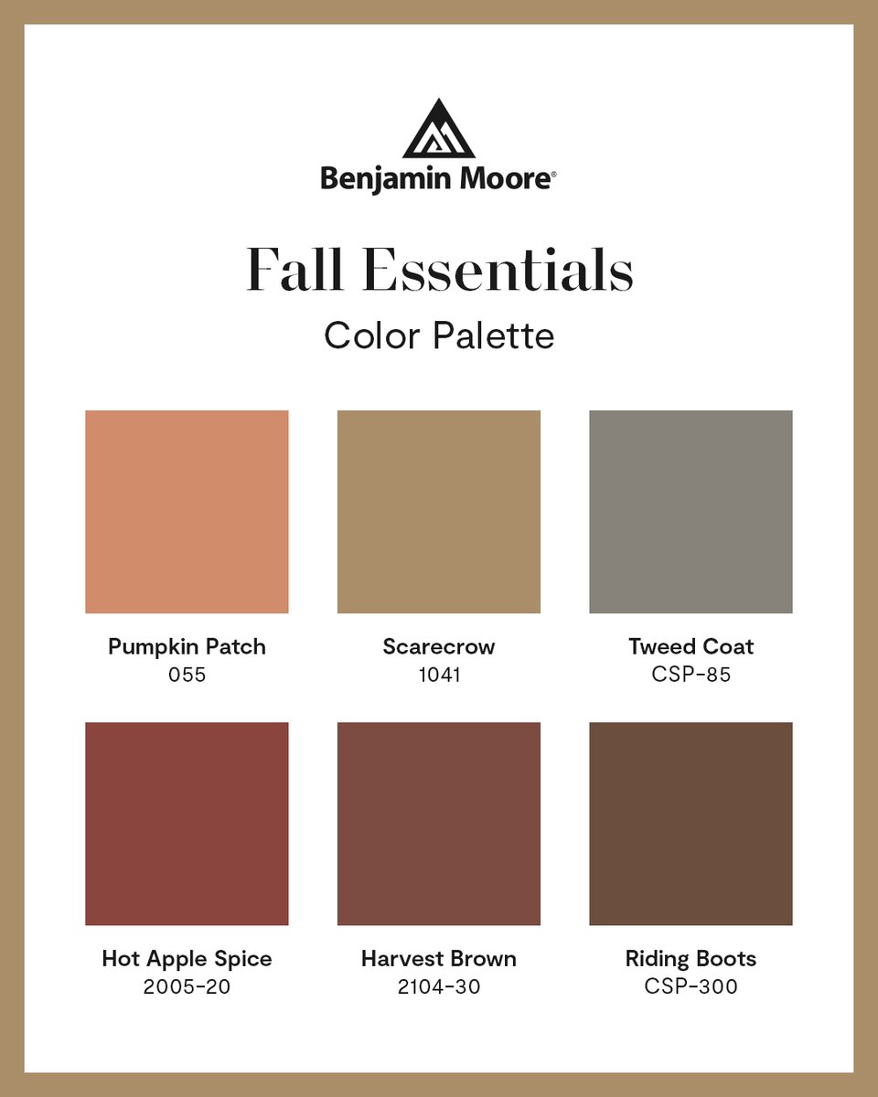 Texas_Paint's tweet image. Set yourself up for an autumn refresh with classic fall paint colors from Benjamin Moore 🍂

Visit any Texas Paint to bring the crisp colors of autumn to your home 🏠✨

#TexasPaint #HelloFall #BenjaminMoore
