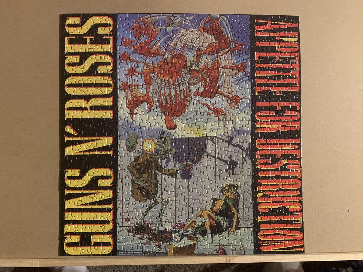 jcwhite022's tweet image. @gunsnroses puzzle complete! #AppetiteForDestruction #Puzzle