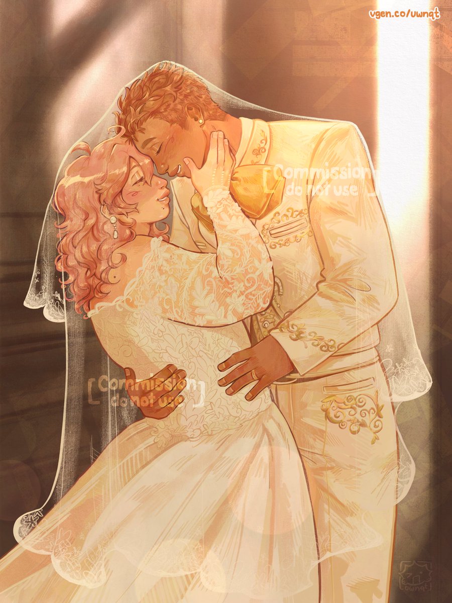 BUNREK WEDDING COMM FOR THE LOVELY <a href="/Binnabun/">Bin #1 Derek fan ♡</a> 🫶🫶