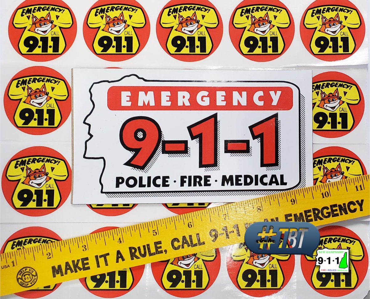 The swag may be old, but the message isn’t. 911 is the number to call or text in an emergency. 
Invite us to your school or community event so we can tell your audience all about what has and hasn’t changed about the only emergency number you need to know! descpio@dos.nh.gov
