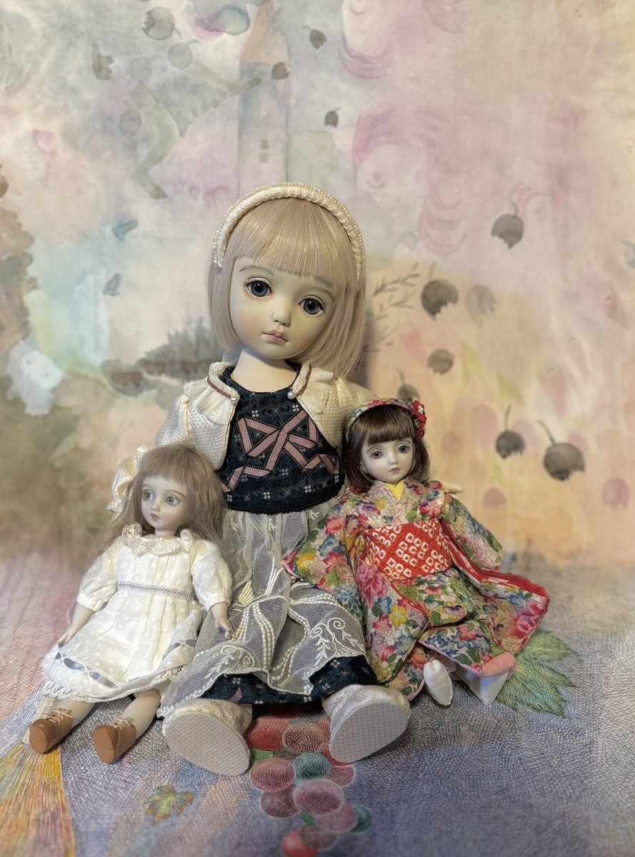 プペミュルミュール多咲ちゃん。家族が増えました💚
みんな美しい💙💚🩵💛🧡
振袖の柔らかさはとろける感じです♪