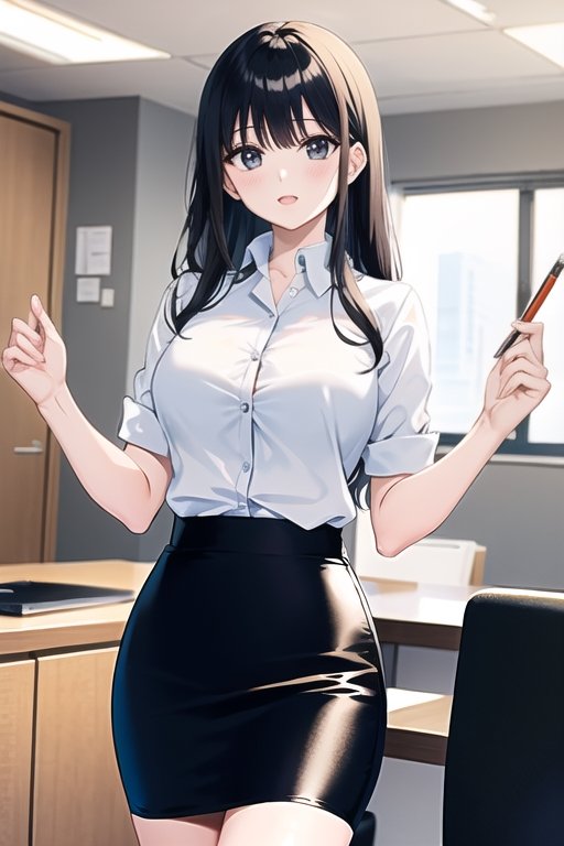 さぁ金曜日頑張ろ❤　#AIイラスト