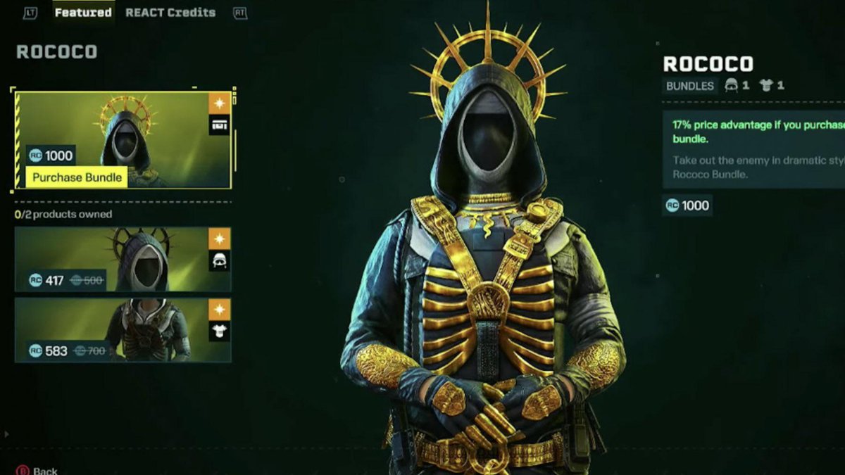 azhel_ttv's tweet photo. @Rainbow6Game (weapon skins, appearances, etc.), and sell it for €30. Those who already own it can simply update it... this encourages them to buy it. https://t.co/OdCtApXfiU
