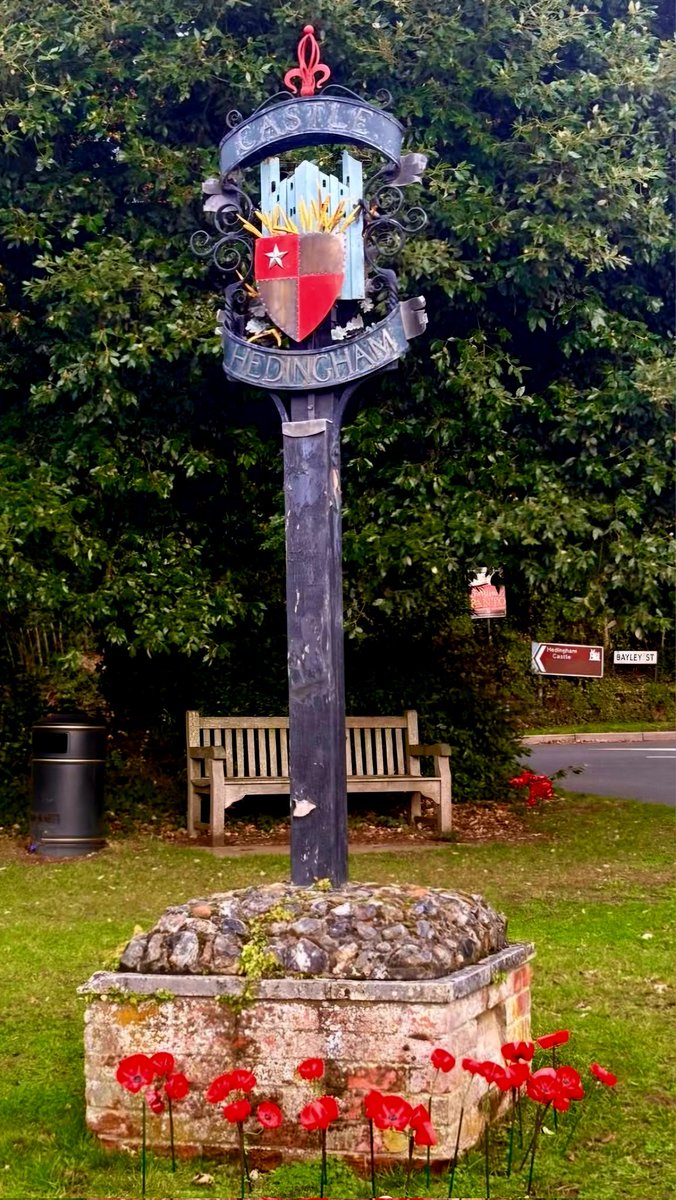 #Hedingham 
#RemembranceDay 
#Remembering 
#lessweforget 🌺