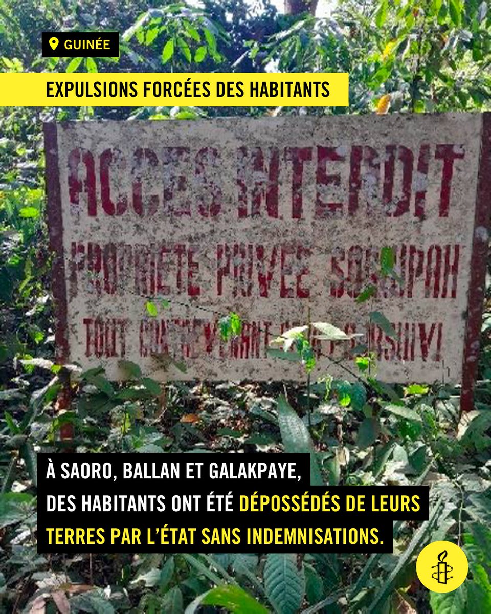 L’absence d’indemnisation pour la perte de leurs terres et de leurs cultures a contribué à l'appauvrissement de certains habitants de Galakpaye, Ballan et Saoro, ce qui compromet leur droit à un niveau de vie suffisant.

Lisez notre rapport sur les atteintes aux droits des