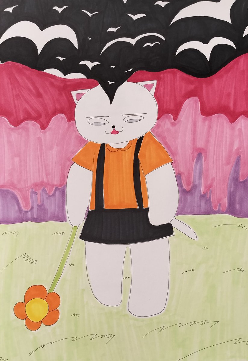 カラス何故鳴くの…カラスは山に…

#ねこぢる
#ねこぢる草
#nekojiru
#catsoup