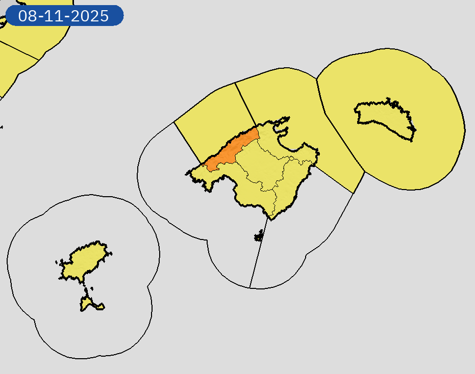 AEMET_Baleares's tweet image. 07/11 00:06 AVISOS MAÑANA | Illes Balears: lluvias, costeros y vientos. Nivel máximo de aviso: naranja.
Actualizaciones en aemet.es/es/eltiempo/pr…