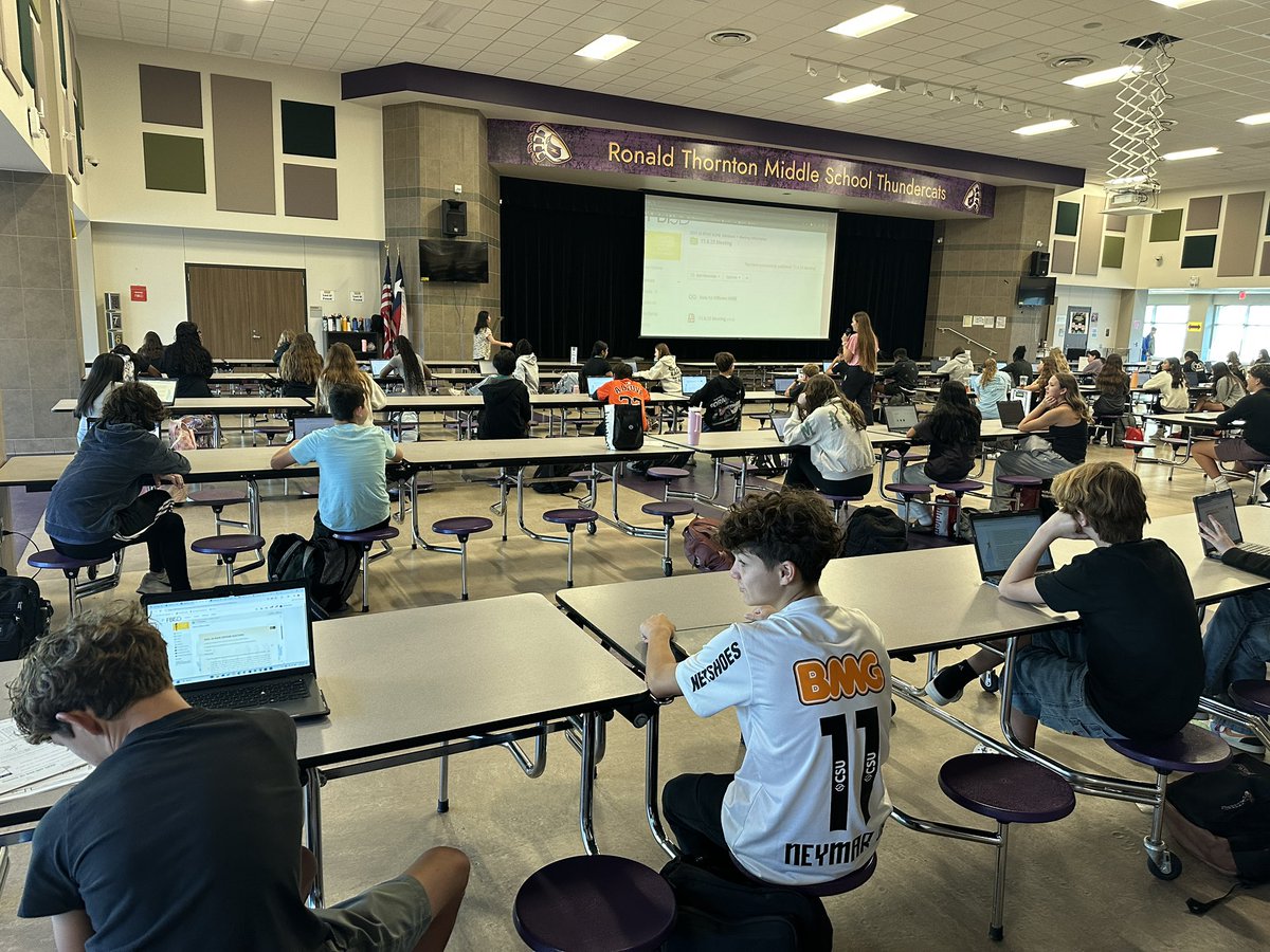 Shoutout to Ms. Smith for coordinating such an awesome election process! We had a great November meeting as our NJHS members elected the leaders of our chapter. I’m super excited to see how our new officers will lead! <a href="/RTMSThundercats/">Ronald Thornton Middle School</a> <a href="/FortBendISD/">Fort Bend ISD</a> #LeadthePAC