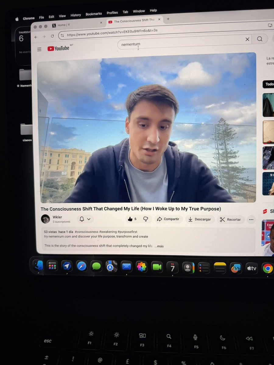 codeoftheone's tweet image. recently posted my first yt video, major realization that set me free from my fears 

youtu.be/EKE0u9WFn6o?si…