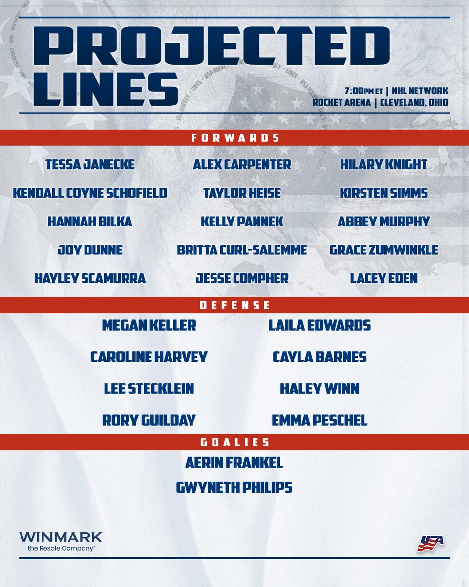 _MelissaBurgess's tweet image. Rosters for tonight&apos;s #RivalrySeries games.