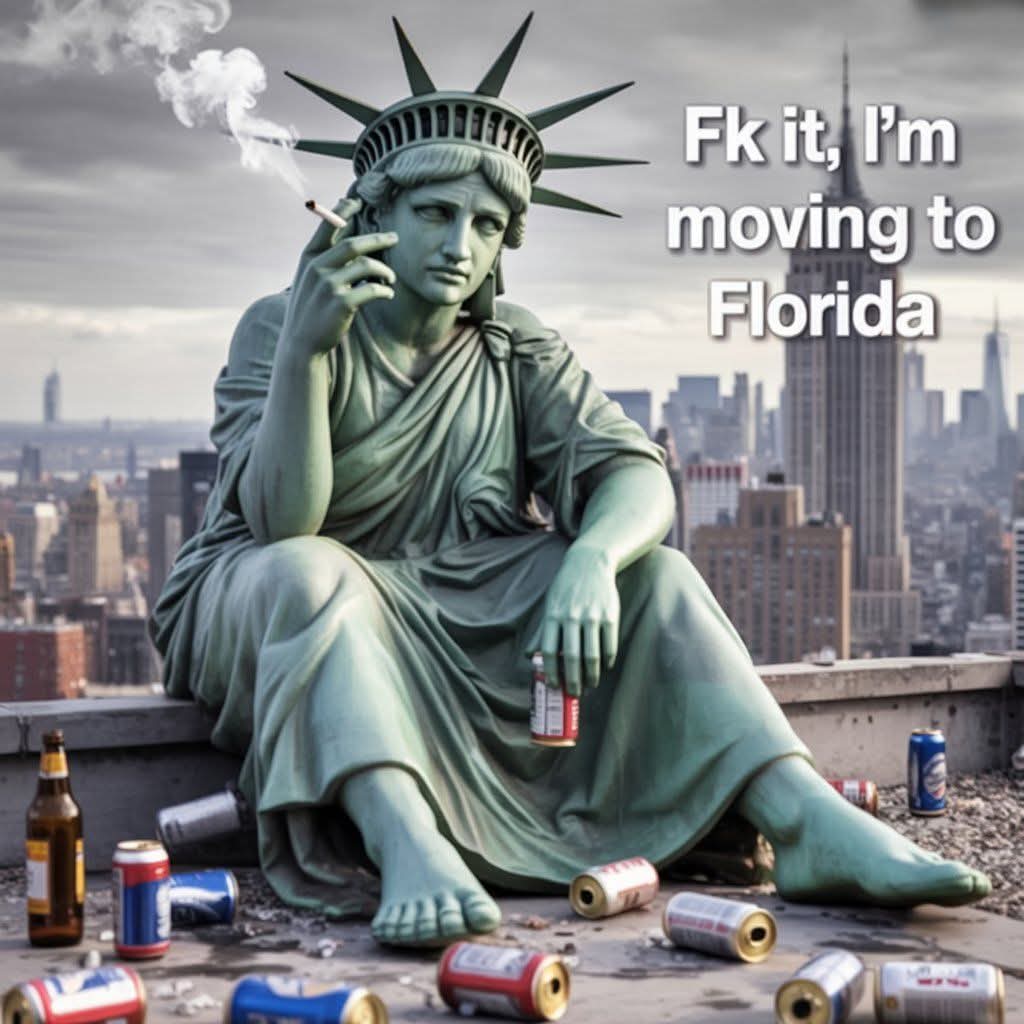 The mood in NY right now I bet.