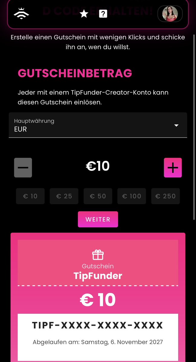 Goddess_J33's tweet image. Auf Tipfunder kann man jetzt wohl Gutscheine kaufen! Den Sinn verstehe ich noch nicht was an Gutscheinen &amp;amp; Zahlungen der unterschied ist, dennoch will ich das du es jetzt 

Hole ein und sende ihn mir 🫦 einfach weil ich es austesten will!