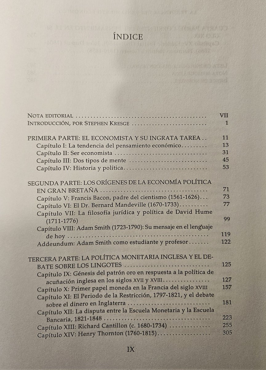 NicolasSpiaggi's tweet photo. La Tendencia del Pensamiento Económico, Hayek (1991).

Finalmente es mía esta hermosa edición. Es un compilado de artículos, varios nunca antes publicados. 

Dejo un link al PDF recién escaneado. Si falta alguna página o ven algún error, me avisan. 

https://t.co/lVMP6TmNtP https://t.co/DIYjpWqaxY