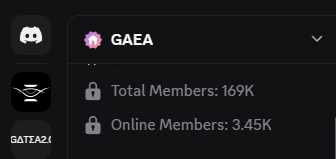 gabocrypto27's tweet photo. The GAEA community on Discord keeps growing! 🚀
We’re already around 169k members, with an average of 3.5k online every day 👥🔥 @aigaealabs
Come be part of this amazing journey with GAEA and see what’s coming next ✨
#GAEA #GodhoodEngine #Community #Web3 #AI #CryptoCommunity #AIGAEA @aigaealabs
