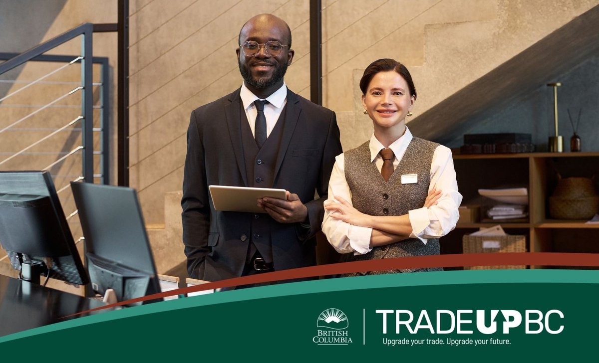 More courses related to Tourism and Hospitality are available at post-secondary institutes in BC.

Details: tradeupbc.ca/news/more-hosp…