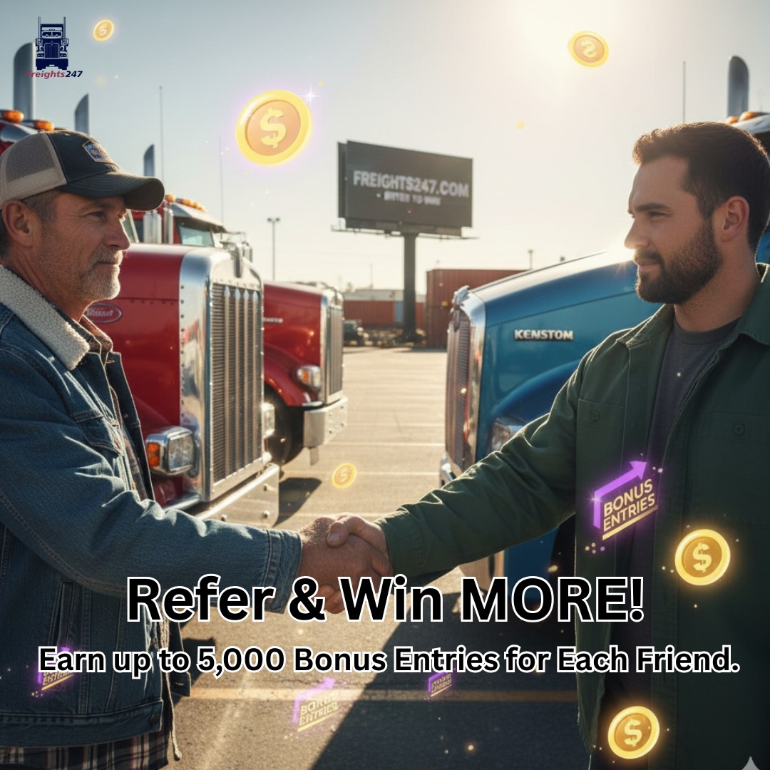 Freights247's tweet photo. The countdown is on! ๐จ
Enter FREE today, the next winner could be YOU! ๐ซต
Link in the Bio!
#RAM3500 #TruckGiveaway #Freights247 #CashGiveaway #WinBig #DreamTruck #TruckLife #TruckingCommunity #TruckingLifestyle #HaulingNation #FreeEntries #GiveawayAlert #ContestAlert https://t.co/FcDBQtf6N3