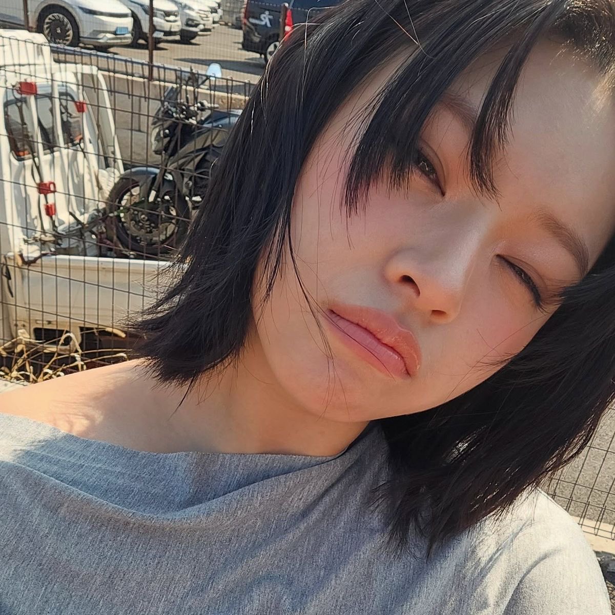 jeongmiDNI's tweet image. she has to pout every 5 minutes or