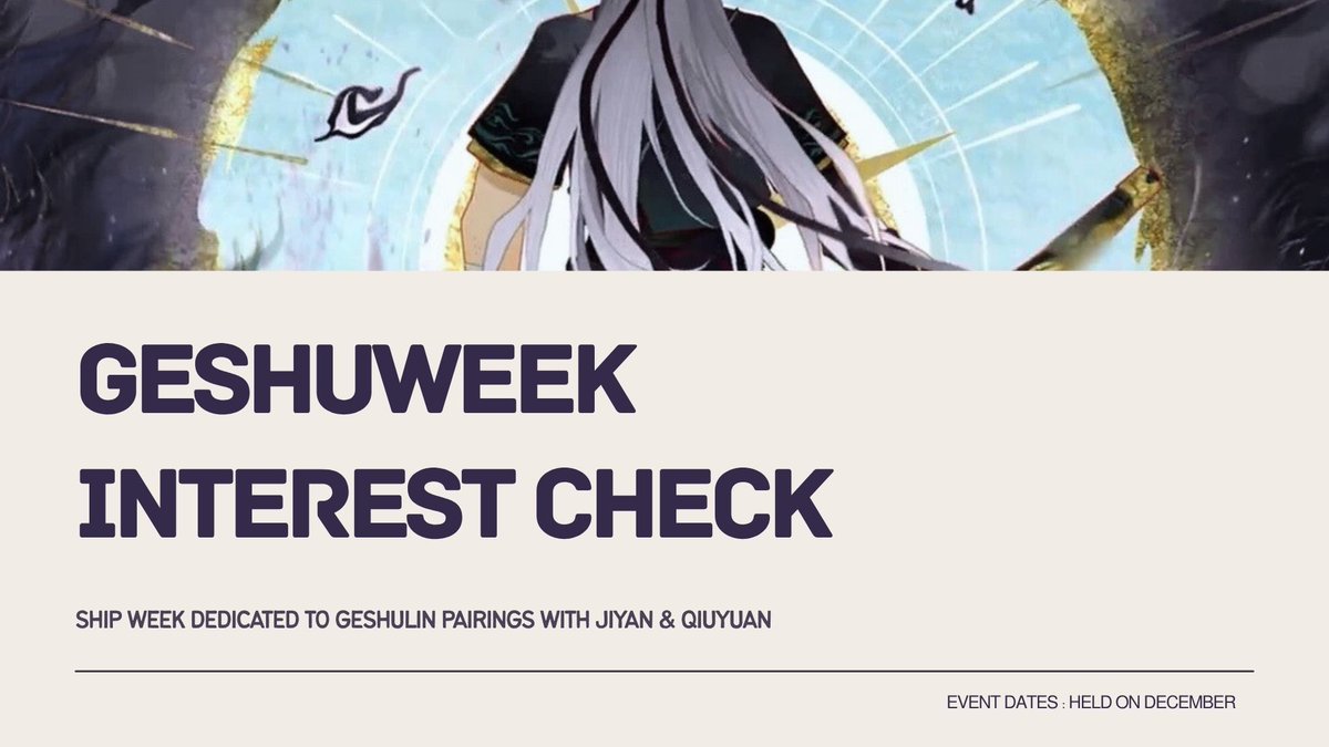 Geshu Week 2025 | DECEMBER 21~27 tweet media