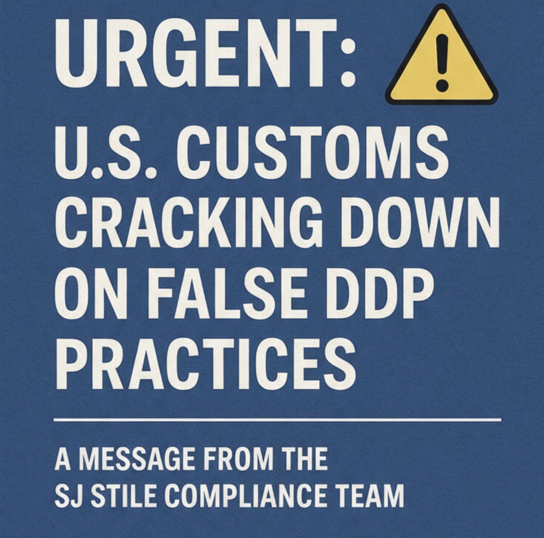 StileIntl's tweet image. US CUSTOMS CRACKING DOWN ON FALSE DDP PRACTICES!

Read here 👉🏼1d72dd-954.icpage.net/b-11062025-urg…

@FreightAlley @FreightWaves @WSJ @CNBC @FoxNews @WSJ @business @CBPCommissioner @JOC_Updates @SpencerHakimian  #Tariffs #trumptariffs #customsbroker #freightforwarder #importer #ddp #fob