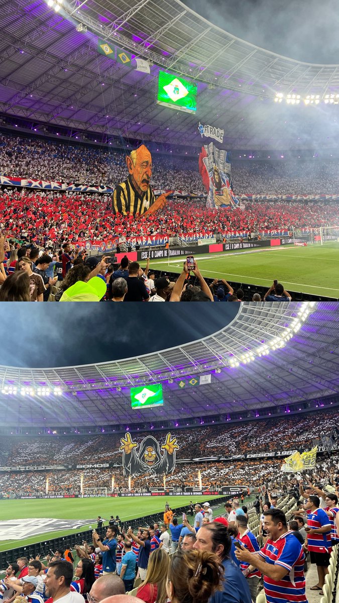 👴🏻🦁 Espétaculo nas arquibancadas do Clássico Rei! Viva o futebol cearense, viva o futebol nordestino!