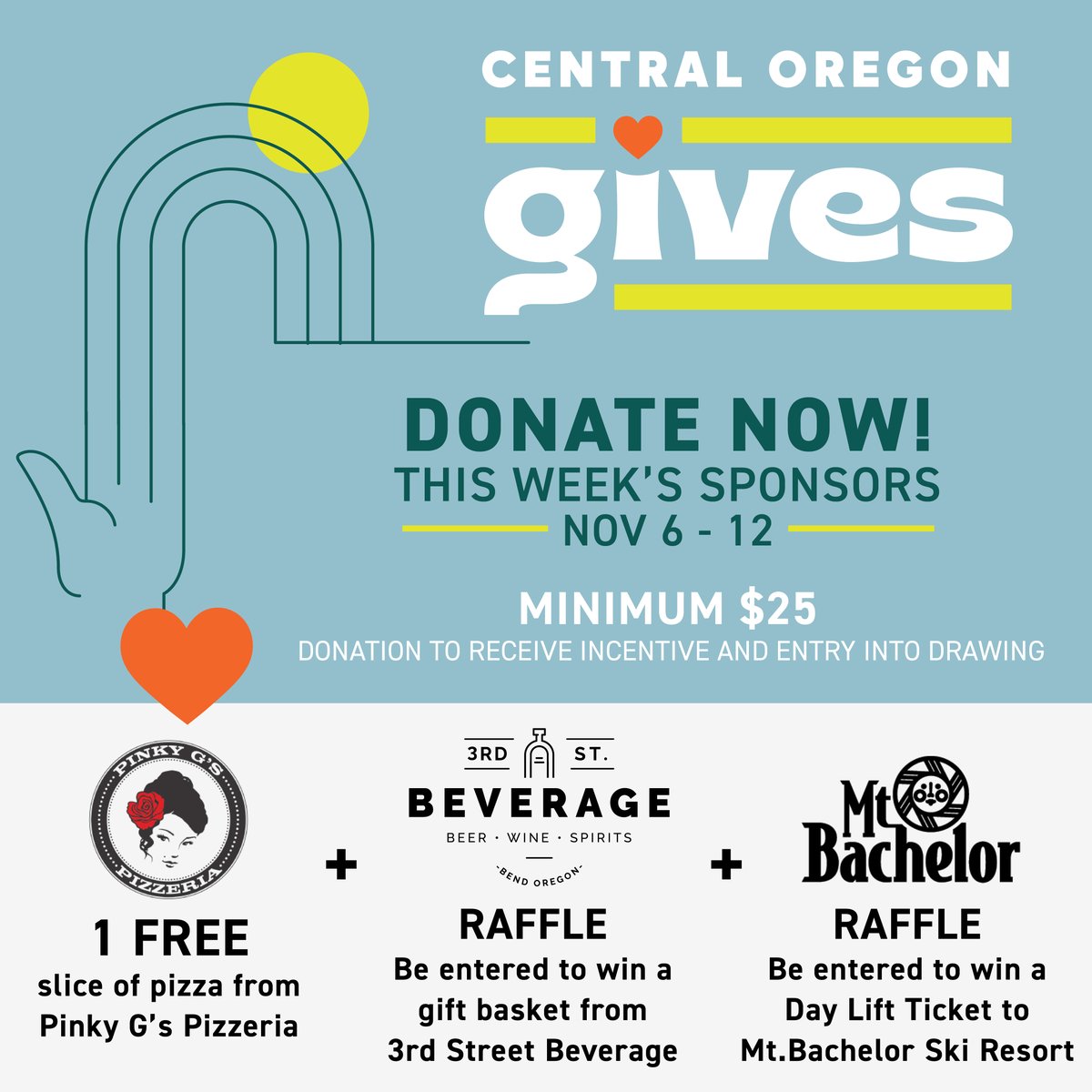 Central Oregon Gives is here! 🌟 Support City Club of Central Oregon to keep local forums, civil dialog, and civic engagement thriving. Every donation counts! 💛

👉 Donate: ow.ly/g78h50XnyCX

#CentralOregonGives #CityClubCO #GiveLocal #CommunityImpact