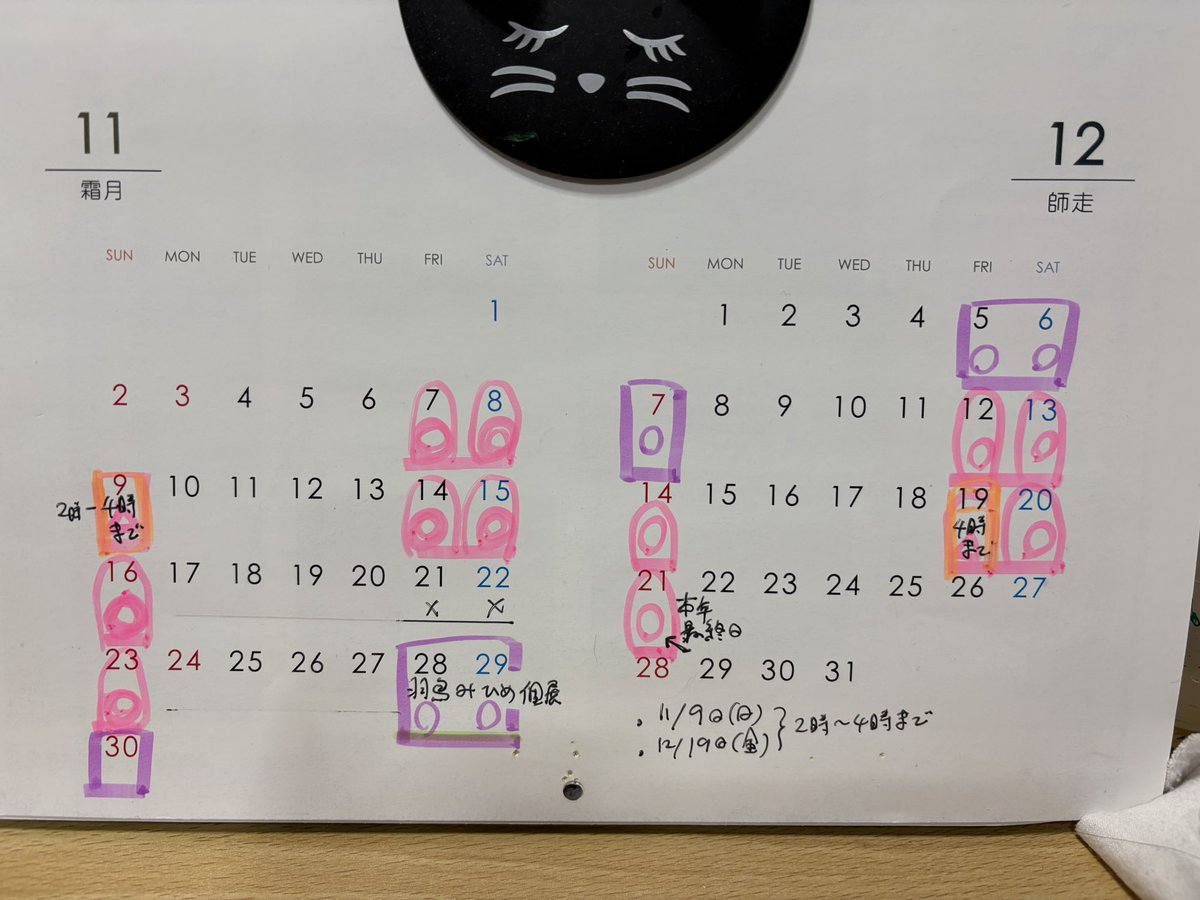 🎊本日より🎀✨✨
『ストロベリー・ストロークスⅢ』
これより年末まで

間に『羽鳥みひめ個展』が入ります　21.22日の臨時休業もあり
日程お間違いなきよう