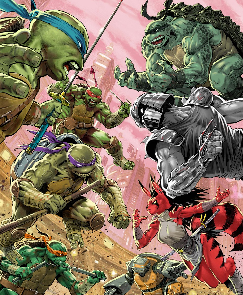 GreggKatzman's tweet image. 🚨PSA FOR TMNT COMIC FANS🚨

Pre-orders for the multiverse event TMNT: BATTLE NEXUS are due MONDAY! That will be your last opportunity to guarantee a copy, so tell your local comic shop you want to pre-order ASAP: comicshoplocator.com 

New art dropping on @ComicBook tomorrow!