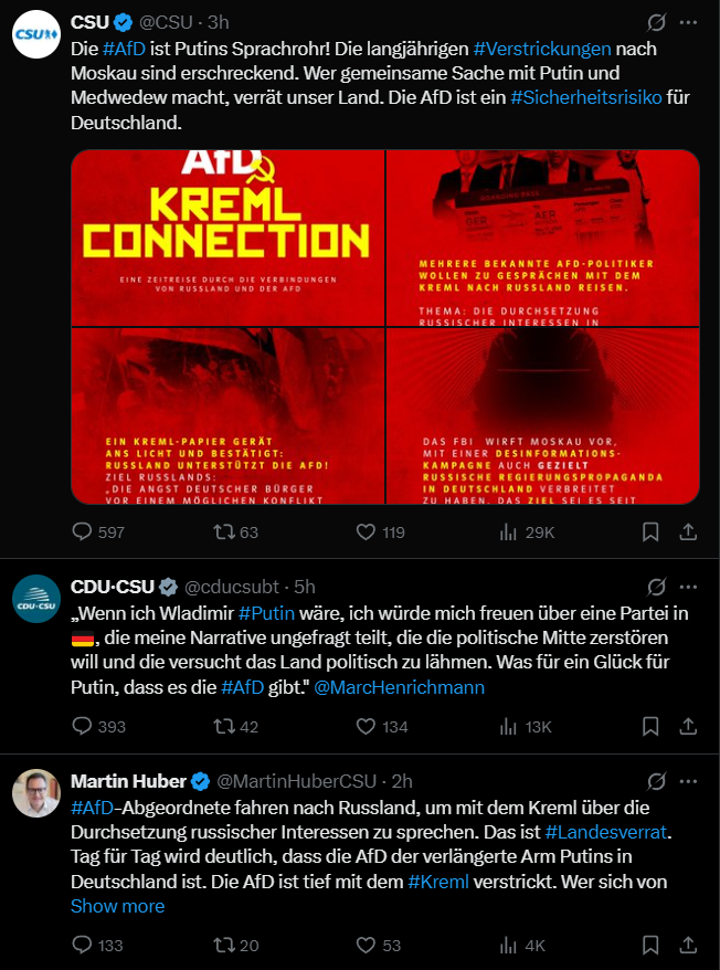 Sieht bei euch die Timeline auch so aus? 
Nur populistische Hetze.