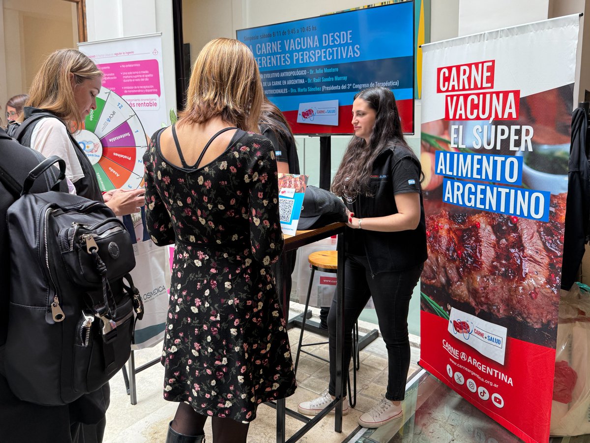 Carne Argentina, participa del 3° Congreso Argentino de Terapéutica en Nutrición SAMENUT 2025 que se lleva a cabo del 6 al 8 de noviembre en el Hotel Cassa Lepage.
El sábado 8, de 9:45 a 10:45, se realizará un Simposio titulado “La carne vacuna desde diferentes perspectivas”, a