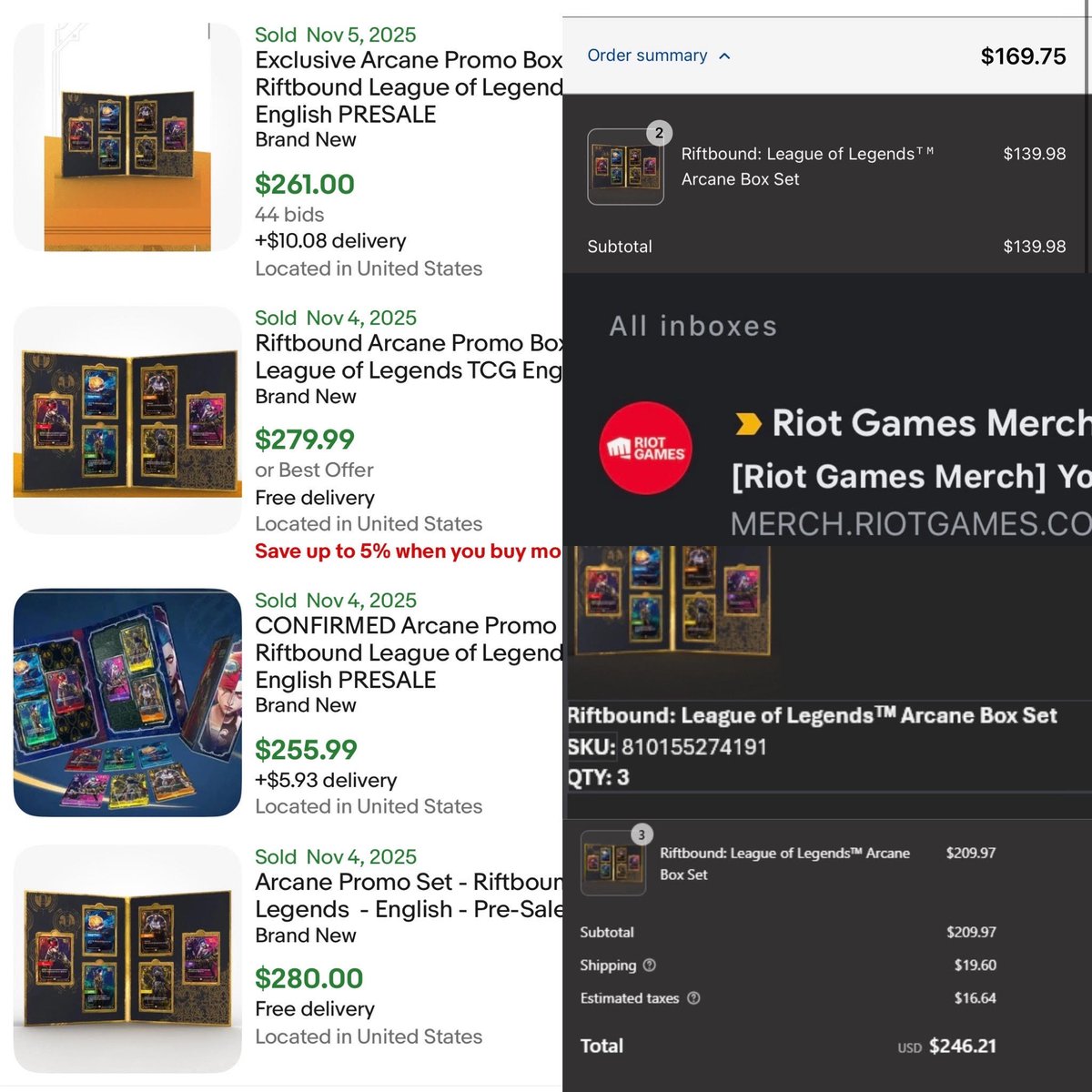 FlipSeek's tweet photo. Pokémon might still rule the TCG world, but League of Legends is making serious waves🌊. The Arcane Promo Box dropped in September and stuck around for almost a full day. Did you grab any or sleep on it?

-Retail $70
-Current Resale $250+ https://t.co/7tJDc16GRE