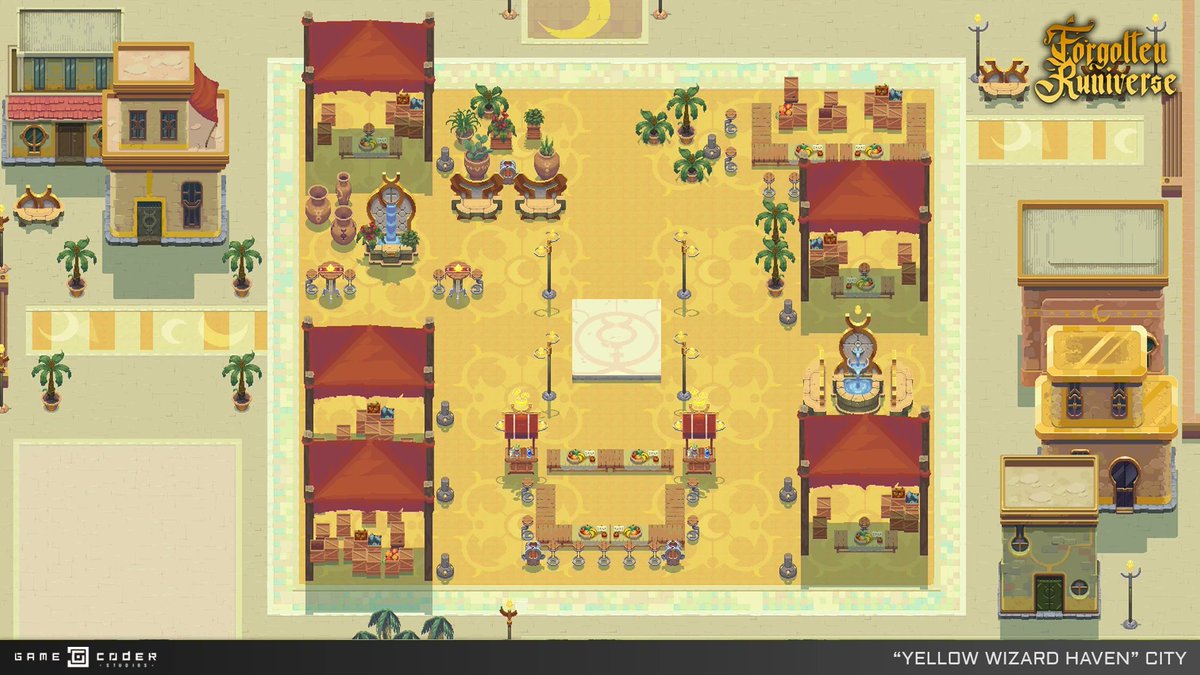 GameCoder_Team's tweet image. 🔎 Explore more on ArtStation: nexus.gamecoderstudios.com/r/0i0
Known as the party capital of the Forgotten Runiverse, this radiant city shines in the heart of the Riviera. 
👉 Discover where creativity meets magic: linktr.ee/gamecoderstudi…