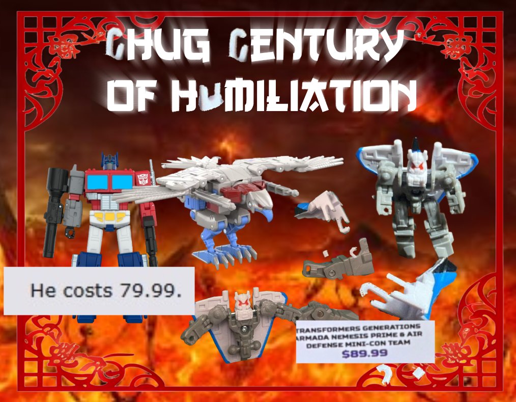 Takes 9 months to come out
Tiny figure in a huge ass box
Deluxe at Leader money

Man...Just when I was thinking Hasbro could do something cool for once but you literally have to pay the price for something interesting in this franchise