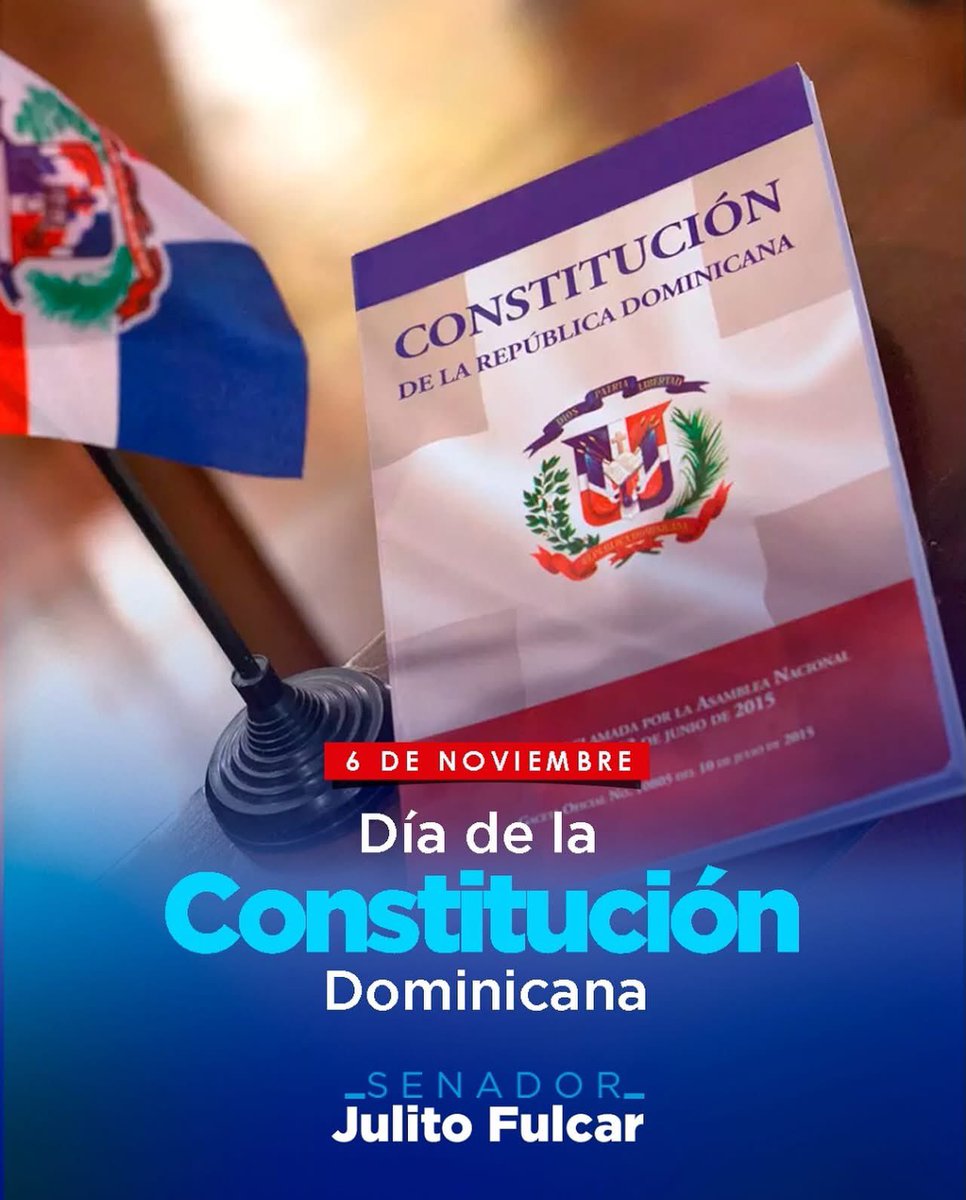 Hoy celebramos la determinación de un pueblo que jamás renunció a su derecho de ser libre. Porque en cada línea de nuestra Constitución late el coraje de quienes soñaron una patria soberana, y en cada generación renace la promesa de defenderla con dignidad, justicia y unión.🇩🇴