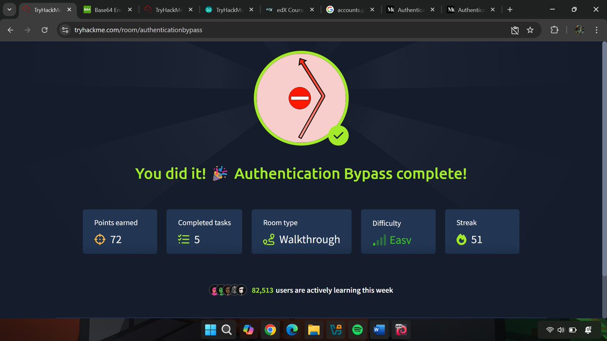 Becoming a Security Researcher with <a href="/4osp3l/">Gospel</a> as my mentor — Day 24

- Finished two THM rooms: Authentication Bypass and IDOR.

- Tried the techniques I learnt on a live site with 100k+ users and found an IDOR, my first real discovery. Proud of the progress.