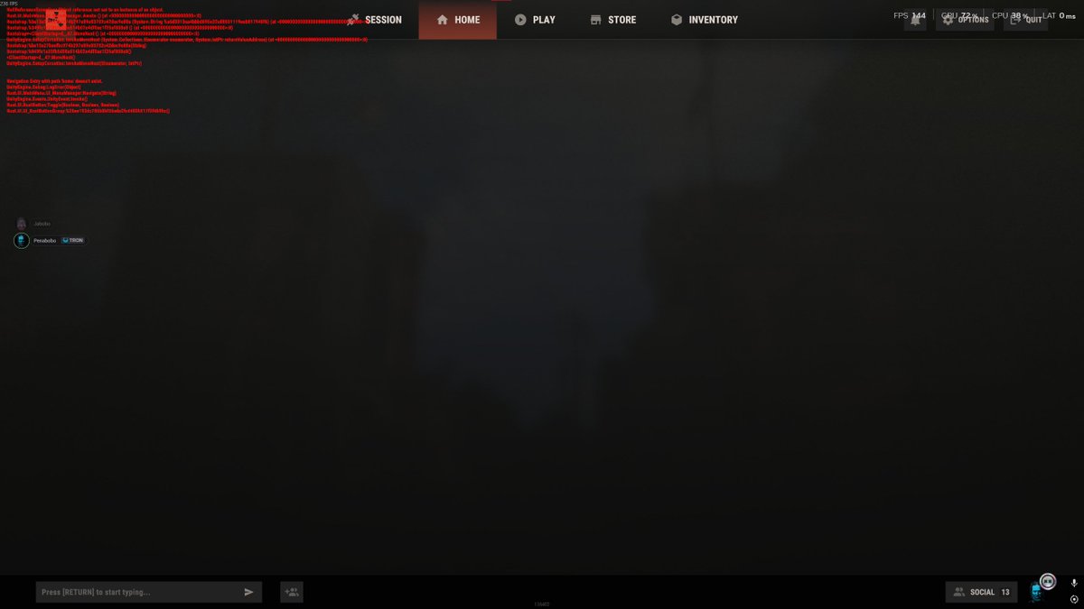 penan101's tweet photo. the one time I want to play rust and the client goes down #Riprust :( https://t.co/DzqgVJda54