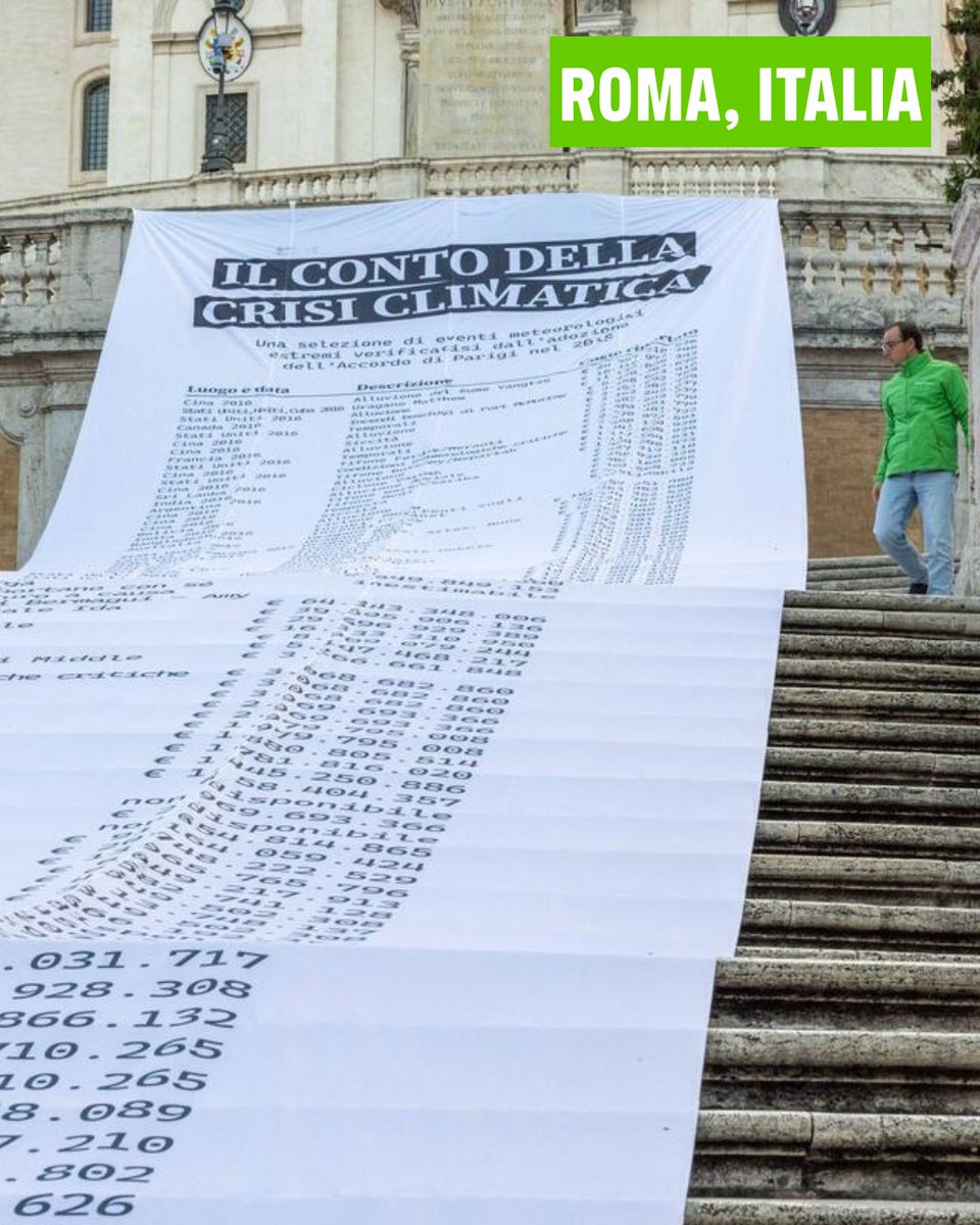 greenpeacemx's tweet image. El planeta ya pasó la cuenta, y es enorme. 💰

Este mes, rumbo a la #COP30, activistas al rededor del mundo exigimos que los contaminadores paguen su deuda climática.

🔥 El límite de 1.5 °C aún es posible, pero los gobiernos deben actuar YA.

Firma ahora: act.gp/3JMNSSY