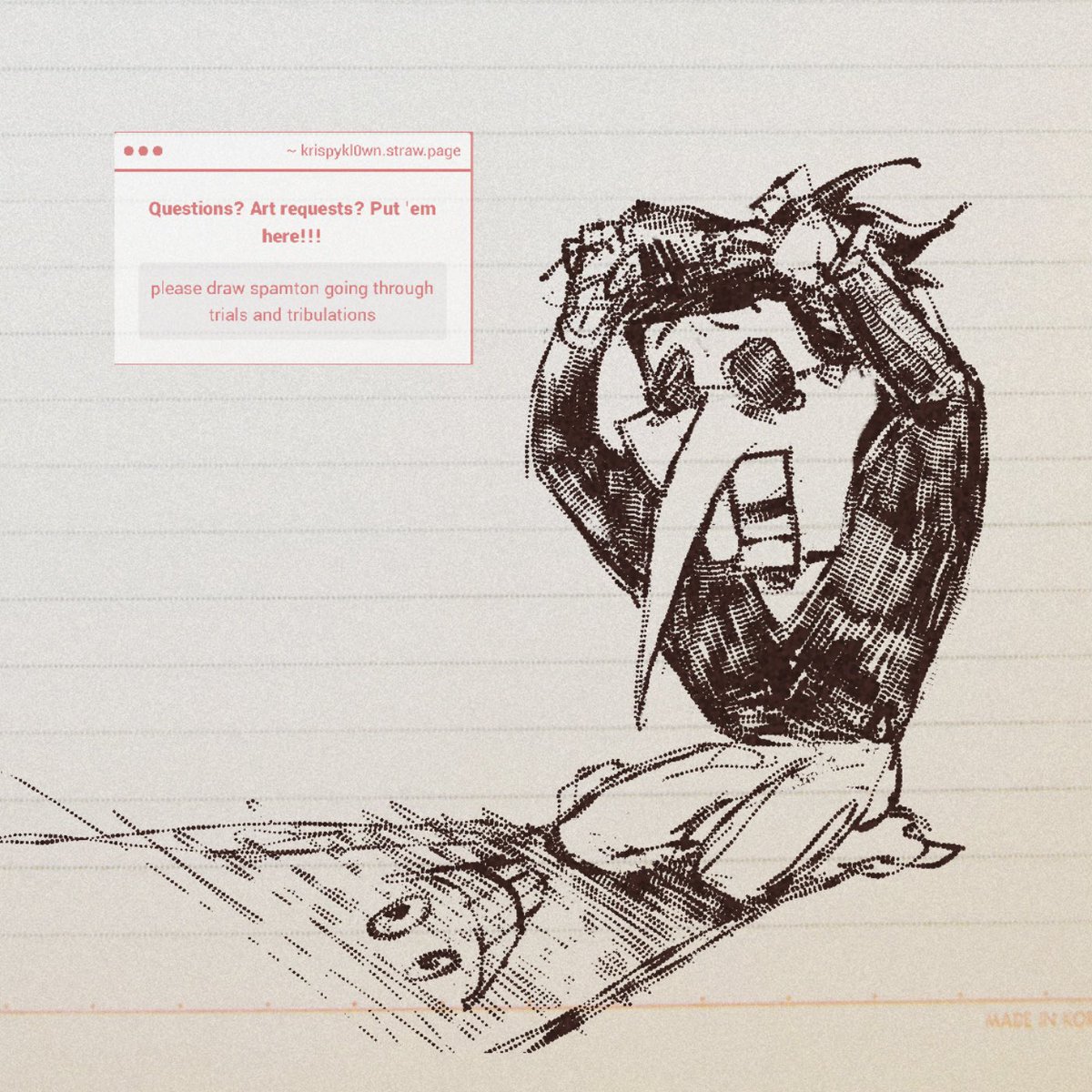 okay anon! ❤️
#spamton