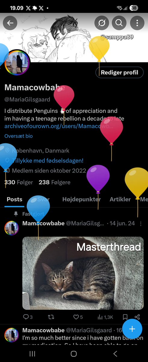 MariaGilsgaard's tweet image. It's balloon day 🥳