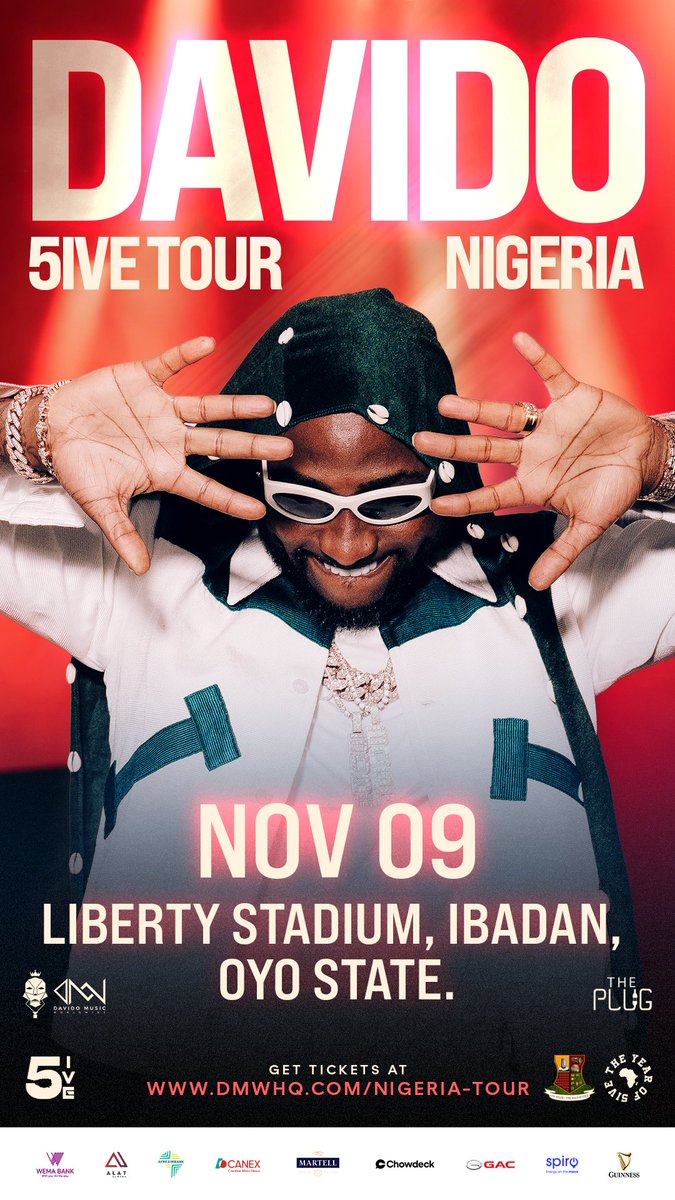 AfricaFactsZone's tweet image. Davido sells out 25,000 capacity Obafemi Awolowo Stadium in Ibadan, Nigeria days before the concert.

He has sold out stadiums in Rwanda, Mali, Nigeria, Sierra Leone, Niger, The Gambia, Cameroon, Namibia.