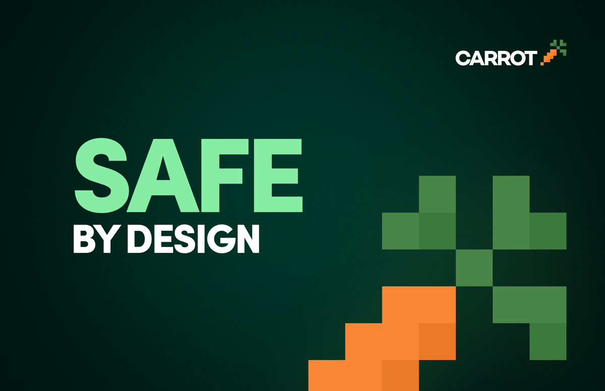 You can't react faster than code.

When protocols fail or markets break, Carrot responds programmatically to keep you safe.

Automatic diversification and rebalancing. One token in your wallet.

Sleep well with CRT.