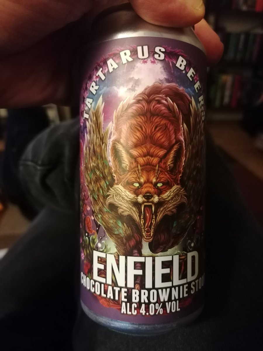 As its International Stout Day it would be rude not to. Enfield chocolate brownie stout 4% from our friends at <a href="/Tartarusbeers/">Tartarus Beers</a>. Review coming on <a href="/THoptimists/">The Eternal Hoptimists</a> soon