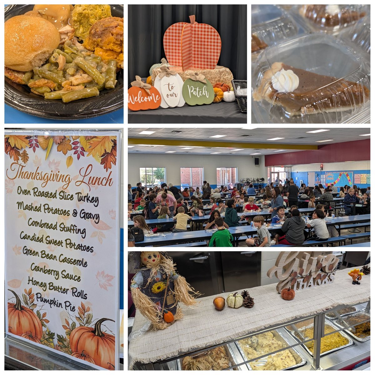 bwdisd's tweet photo. A full cafeteria of parents and students enjoying a delicious Thanksgiving meal at Coggin Elementary today! 🦃 #BwdPride https://t.co/IWcqX4eFho
