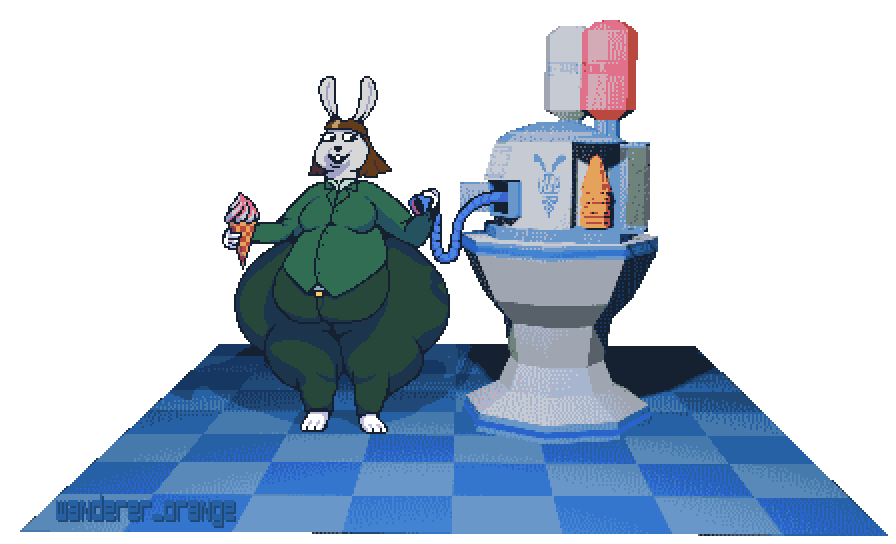 wanderer_orange's tweet photo. Emma introduces us to a new home ice cream machine. 1/? 
For @FluffyFawxen / https://t.co/03pdtPsF2C https://t.co/t7dwsdSioJ