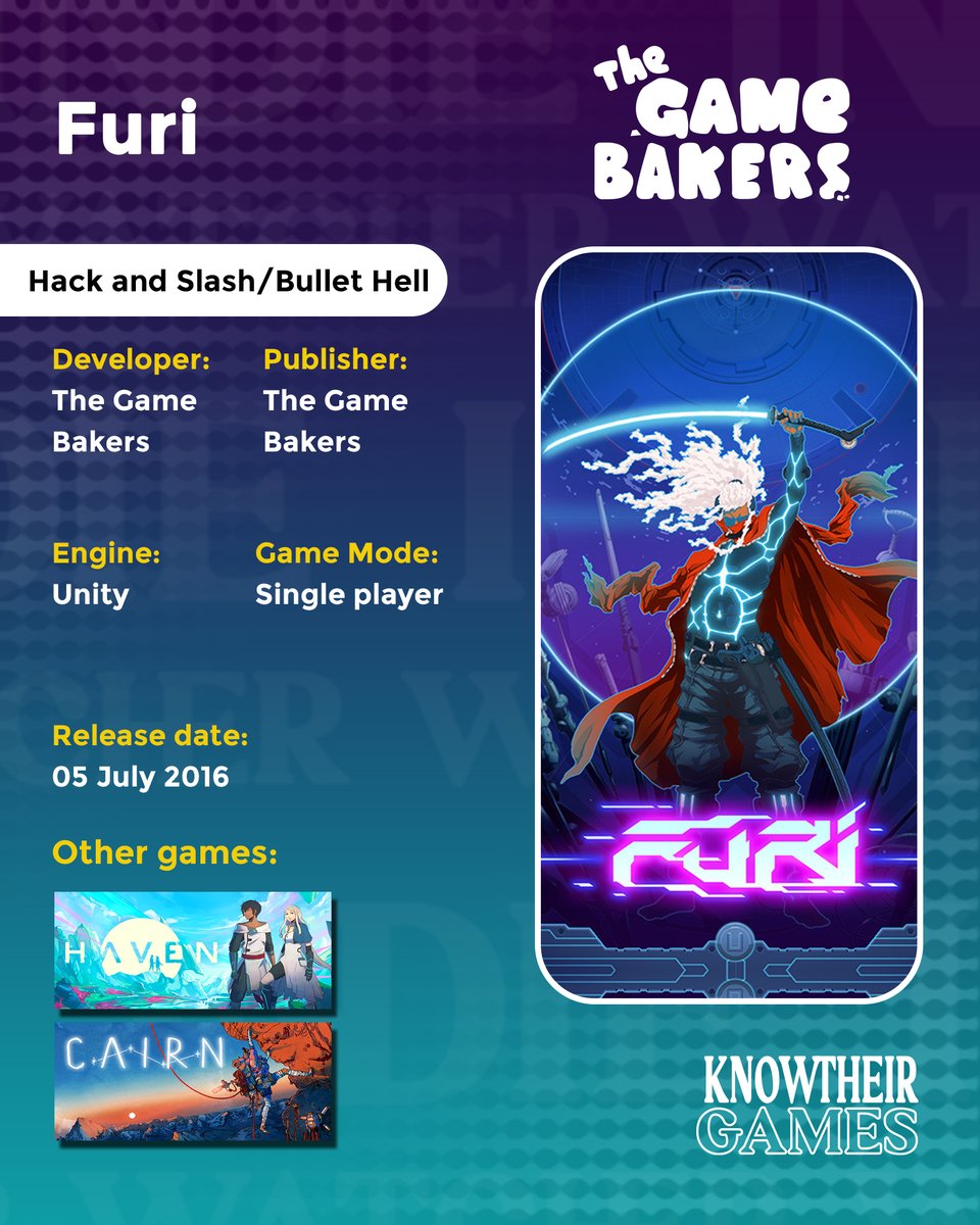 The Game Bakers know exactly how to blend music and gameplay to create unforgettable moments. Furi is their best showcase. Every boss fight is intense, and the music keeps you fully energized and eager for more

#indiegame #indiedev