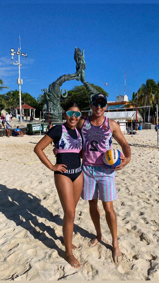 Fideimssoficial's tweet image. 🏐 Orgullo IMSS en el Festival Internacional de Voleibol de Playa Jaguares 2025 🌴💪
El equipo femenil IMSS obtuvo 2° lugar nacional, con Mía Rendón y Jamileth Dagda, las jugadoras más jóvenes de México.
💚 ¡Felicidades atletas! Únete a la familia deportiva del IMSS.
#OrgulloIMSS